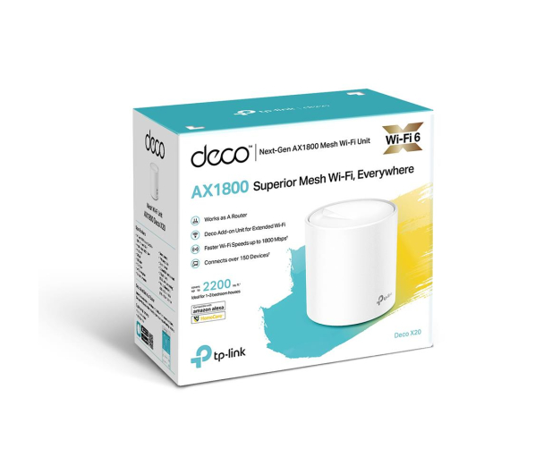 TP-LINK Deco X20 (1-pack) AX1800 Deco X20(1-pack) - 1045778 - zdjęcie 2